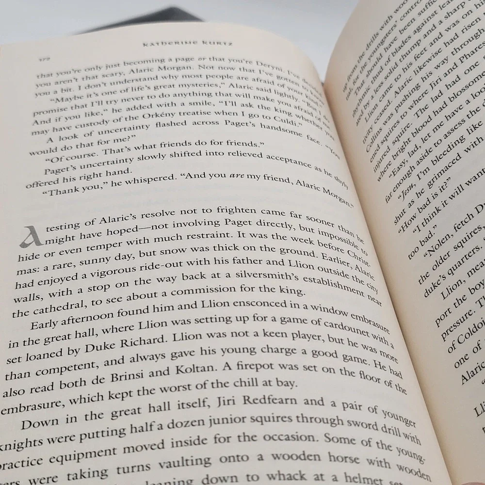 Katherine‎ Kurtz Childe Morgan Trilogy Hardcover Ex-Library Deryni Series Good